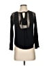 Joseph A. 100% Viscose Black Long Sleeve Blouse Size XS - photo 1
