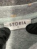 Storia Polka Dots Gray Pullover Sweater Size M - photo 7