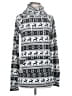 Assorted Brands Print Silver Pullover Sweater Size S - photo 1