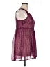 Bongo 100% Polyester Hearts Burgundy Casual Dress Size XL - photo 4