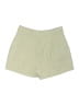 Shein 100% Polyester Solid Green Shorts Size 6 - photo 2