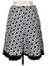 Robbie Bee Graphic Black Casual Skirt Size 16 - photo 1