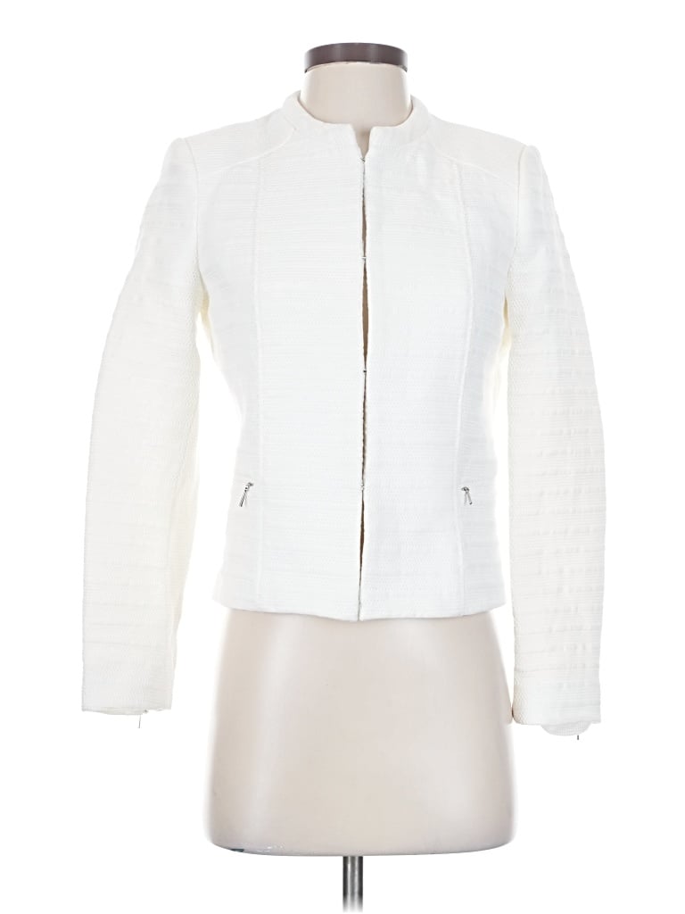 Pre-owned Mango Jacket In White