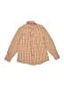 Assorted Brands Checkered-gingham Orange Long Sleeve Button-Down Shirt Size 6 - photo 1