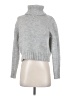 J.Crew Metallic Silver Turtleneck Sweater Size XXS - photo 1