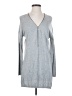 Trouve Solid Gray Silver Cardigan Size XS - photo 1