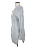 Trouve Solid Gray Silver Cardigan Size XS - photo 5