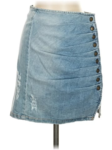 retrofête Denim Skirt (view 1)