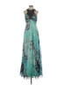 Jovani 100% Polyester Teal Blue Cocktail Dress Size 6 - photo 1