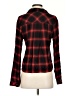 Cloth & Stone 100% Rayon Plaid Red Long Sleeve Blouse Size XS - photo 2
