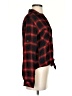 Cloth & Stone 100% Rayon Plaid Red Long Sleeve Blouse Size XS - photo 4
