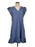 Unbranded 100% Polyester Solid Blue Casual Dress Size S - photo 1
