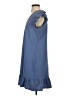 Unbranded 100% Polyester Solid Blue Casual Dress Size S - photo 5
