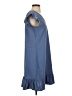 Unbranded 100% Polyester Solid Blue Casual Dress Size S - photo 4