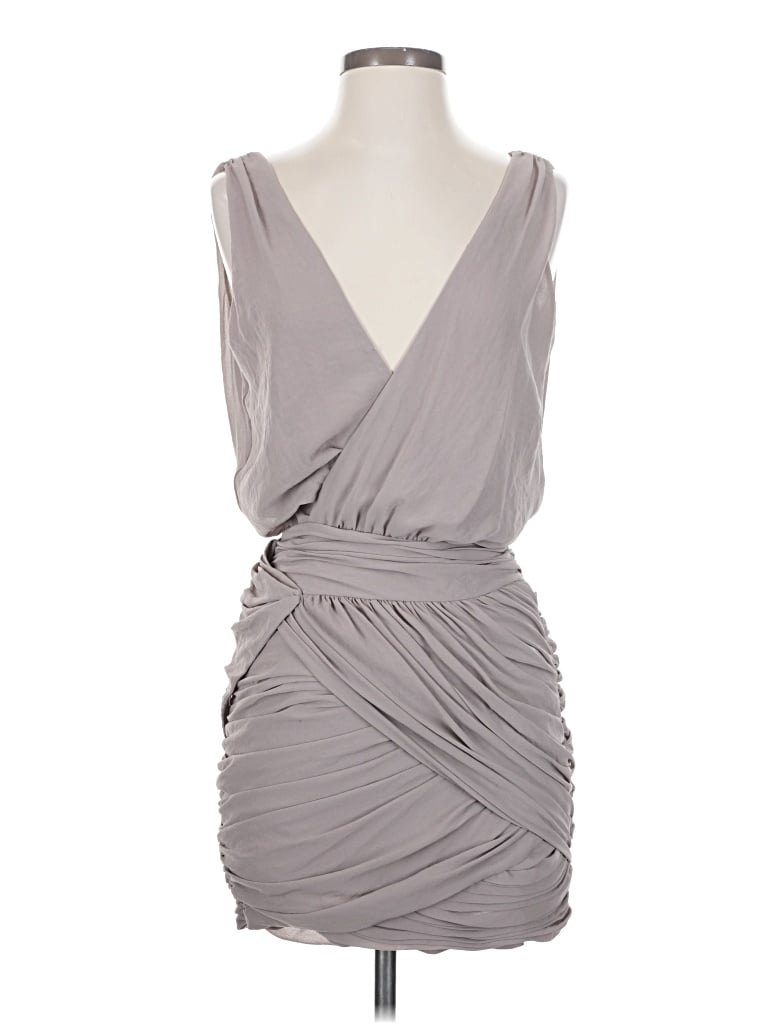 Pre-owned Armani Exchange Cocktail Dress In Gray