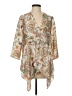 Zara 100% Polyester Paisley Ivory 3/4 Sleeve Blouse Size S - photo 1