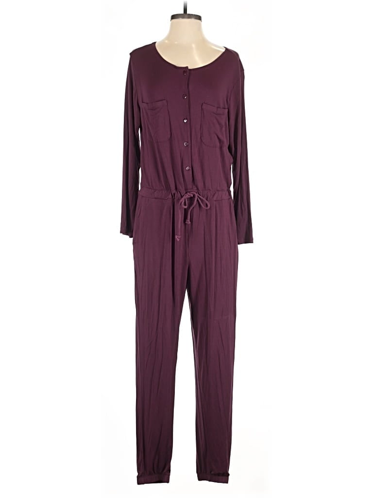 Pre-owned Lively Jumpsuit In Burgundy