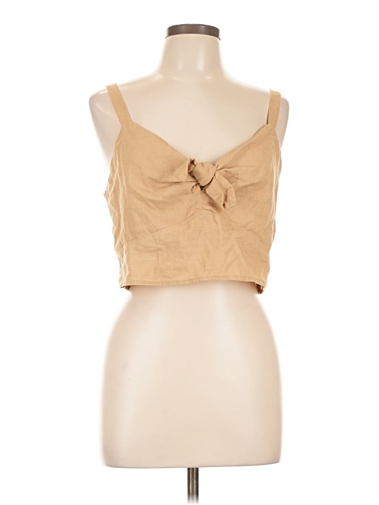 Universal Thread Sleeveless Blouse In Brown
