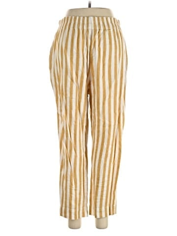 Madewell Tapered Huston Pull-On Crop Pants in Stripe (view 2)