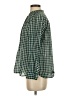 J.Crew Argyle Green Long Sleeve Blouse Size 4 - photo 5