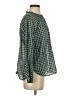 J.Crew Argyle Green Long Sleeve Blouse Size 4 - photo 4