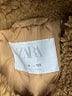 Zara 100% Polyester Solid Brown Coat Size 8 - photo 3