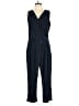 J.Crew 100% Polyester Solid Blue Jumpsuit Size 10 - photo 1