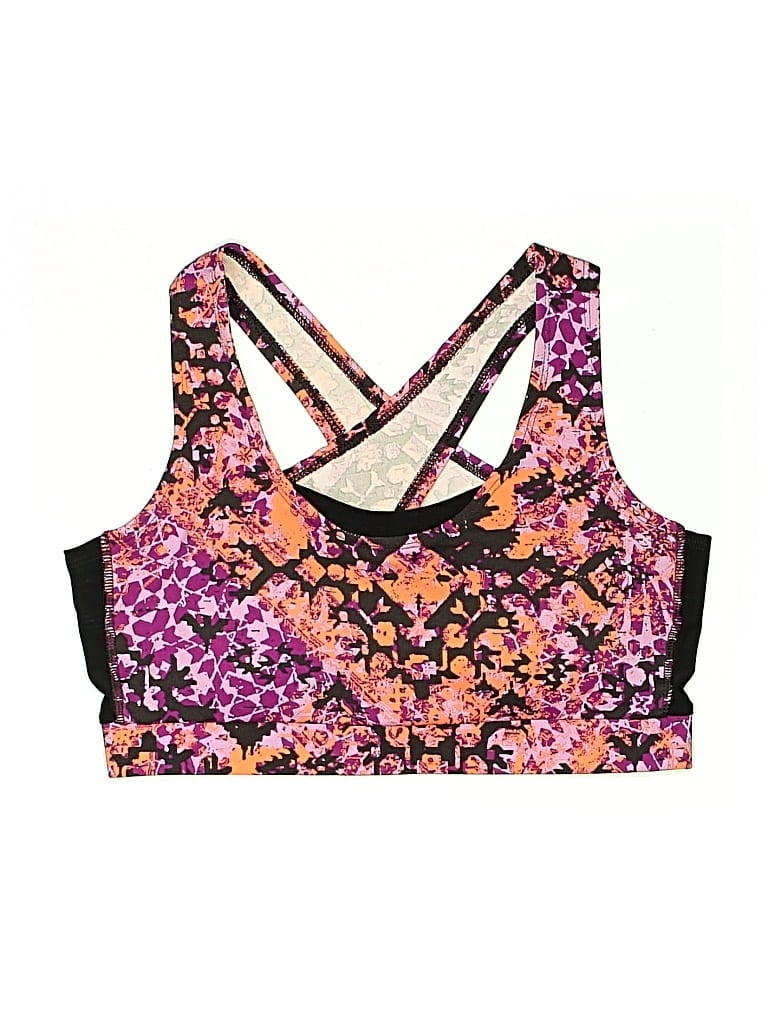 Pre-owned Gaiam Swimsuit Top Purple Swimwear