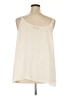 Lane Bryant 100% Polyester Ivory Sleeveless Blouse Size 2X - photo 2