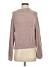 Lumiere Metallic Pink Turtleneck Sweater Size S - photo 1