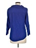 Soft Surroundings Blue 3/4 Sleeve Top Size M - photo 2