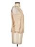 Ann Taylor 100% Polyester Tan Sleeveless Blouse Size XXS - photo 4