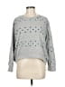 Storia Polka Dots Gray Pullover Sweater Size M - photo 1