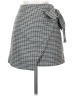 Wilfred Houndstooth Gray Wool Skirt Size 0 - photo 1