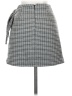 Wilfred Houndstooth Gray Wool Skirt Size 0 - photo 2
