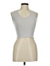 Truly Madly Deeply Silver Sleeveless T-Shirt Size M - photo 1