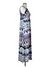 Natori Print Blue Casual Dress Size XXSEstimated - photo 4