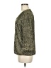 Alfani Gold Gray 3/4 Sleeve Blouse Size M - photo 5