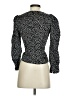 MNG 100% Viscose Black Long Sleeve Blouse Size 2 - photo 2