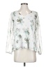 Ann Taylor LOFT 100% Polyester White 3/4 Sleeve Blouse Size S - photo 1