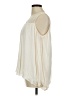 Parker 100% Silk Ivory Sleeveless Silk Top Size M - photo 5