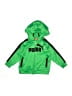 Puma 100% Polyester Green Zip Up Hoodie Size 2T - photo 1