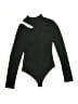 Le Lis 100% Polyester Black Bodysuit Size M - photo 1