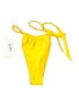 Janthee Solid Yellow Swimsuit Bottoms Size XS - photo 2