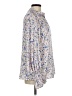Cunlin Floral Blue Long Sleeve Blouse Size M - photo 4