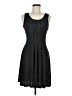 Max Studio Polka Dots Black Casual Dress Size M - photo 1