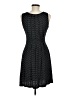 Max Studio Polka Dots Black Casual Dress Size M - photo 2