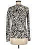 Pierri Animal Print Ivory Pullover Sweater Size M - photo 2
