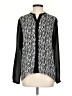 Tahari 100% Polyester Black Long Sleeve Blouse Size 0 - photo 1