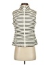 ColeBrook 100% Polyester Stripes Ivory Vest Size S - photo 1